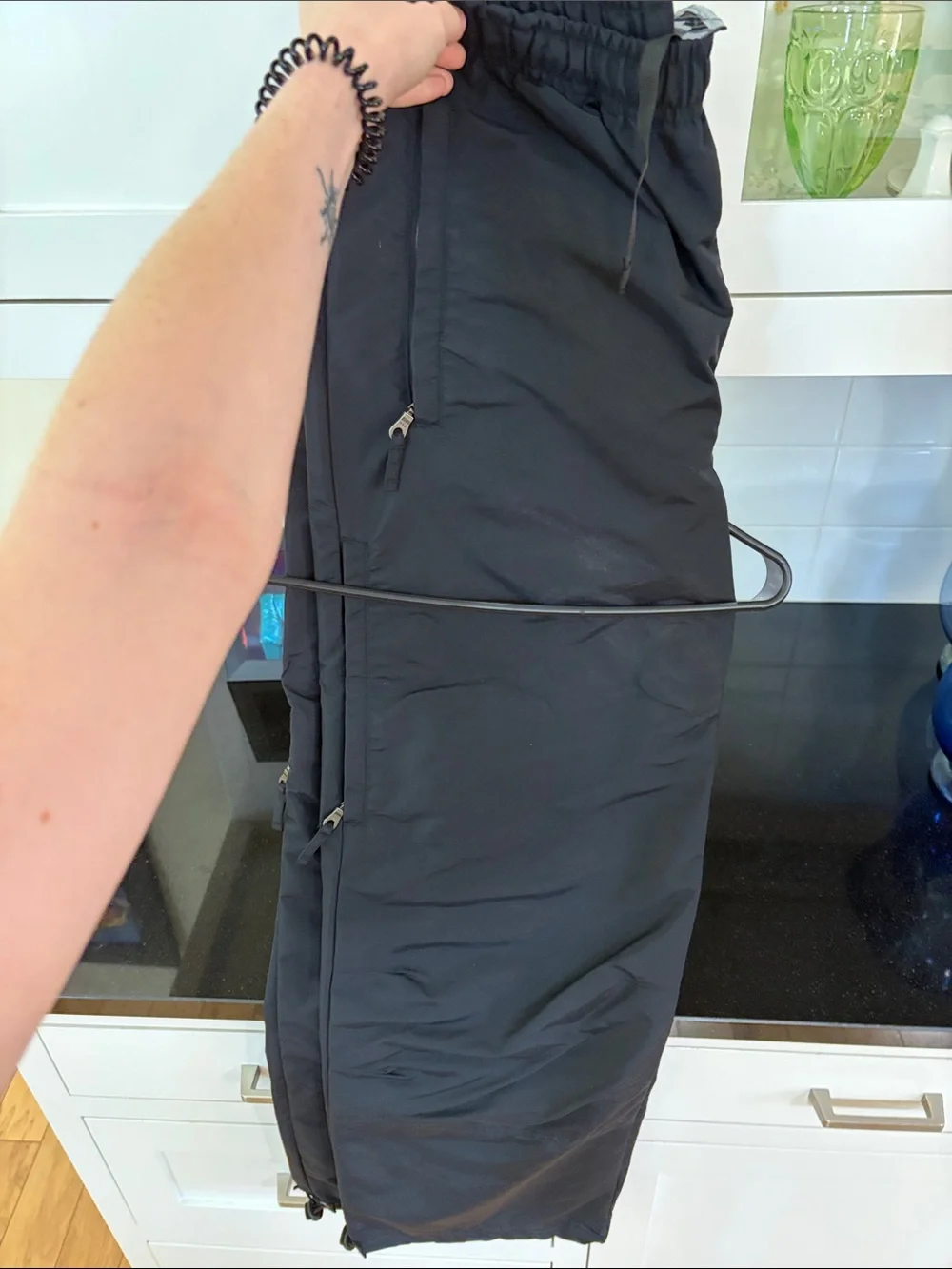 Women's Ski Elastic-Waist Pants - Black